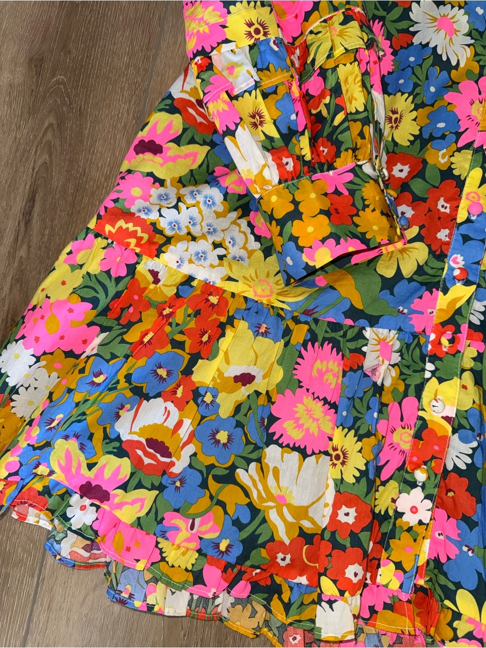 Love the Label Anthropologie X Liberty of London Floral Marketa Mini Dress M - Picture 2 of 7
